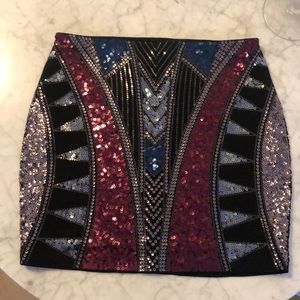 Sequin skirt